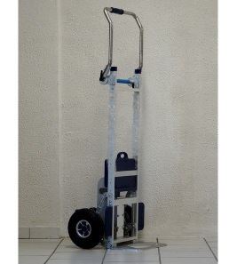 Diable monte-escalier électrique - 170 kg - Repliable avec freins stabilisateurs et accessoires inclus_4