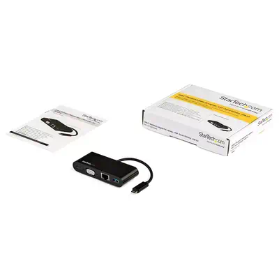 Adaptateur Multiport USB-C - Mini Dock USB-C avec Sortie Vidéo VGA 1080p - Power Delivery Passthroug_4