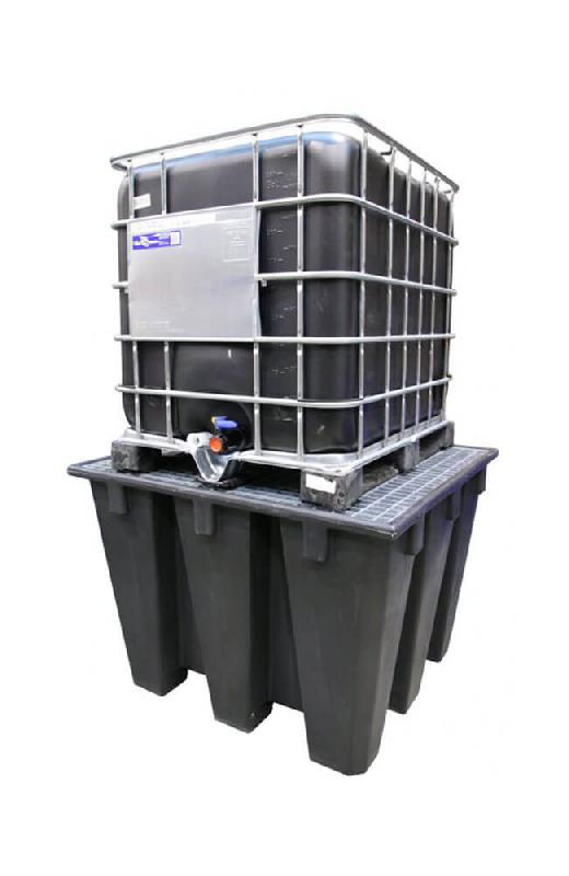 Bac de rétention PE ECO 1100 litres + Caillebotis - Caillebotis acier galvanisé_4