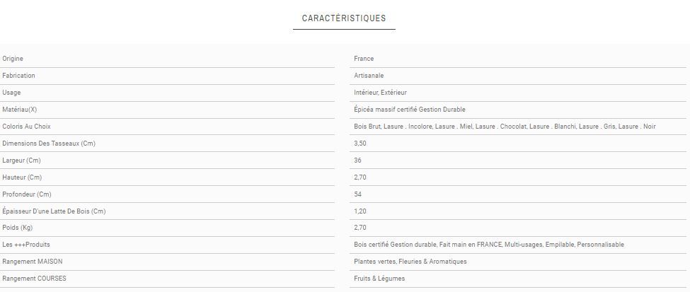 Caisse jardinière en bois S2 - Simply A Box - L36 x H29 x P54 cm - Bois brut ou 6 coloris de lasure à l'eau_4