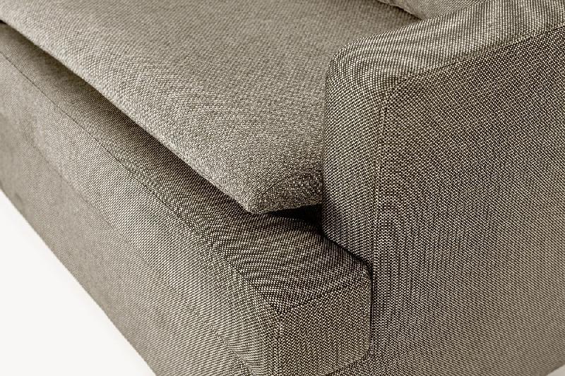 Canapé convertible express Liceo 120x190 cm - tissu personnalisable - matelas 13 cm - design contemporain_4