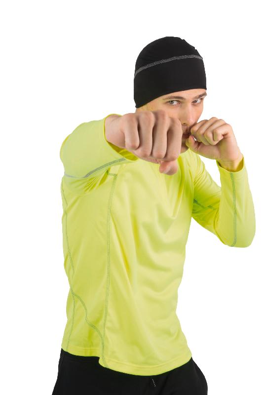 Bonnet de sport - Réf: KP103 - avec cache-oreilles, doublure micropolaire, tissu coupe-vent et respirant_4