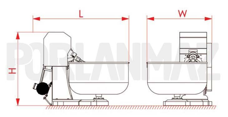 Pmdk - pétrin professionnel - porlanmaz - 50 - 250 kg_4