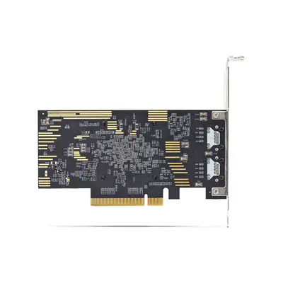 Carte Réseau PCIe 10 Gb Ethernet à  2 Ports, Carte d'Interface Réseau 10 GbE, Chipset Broadcom BCM574_4