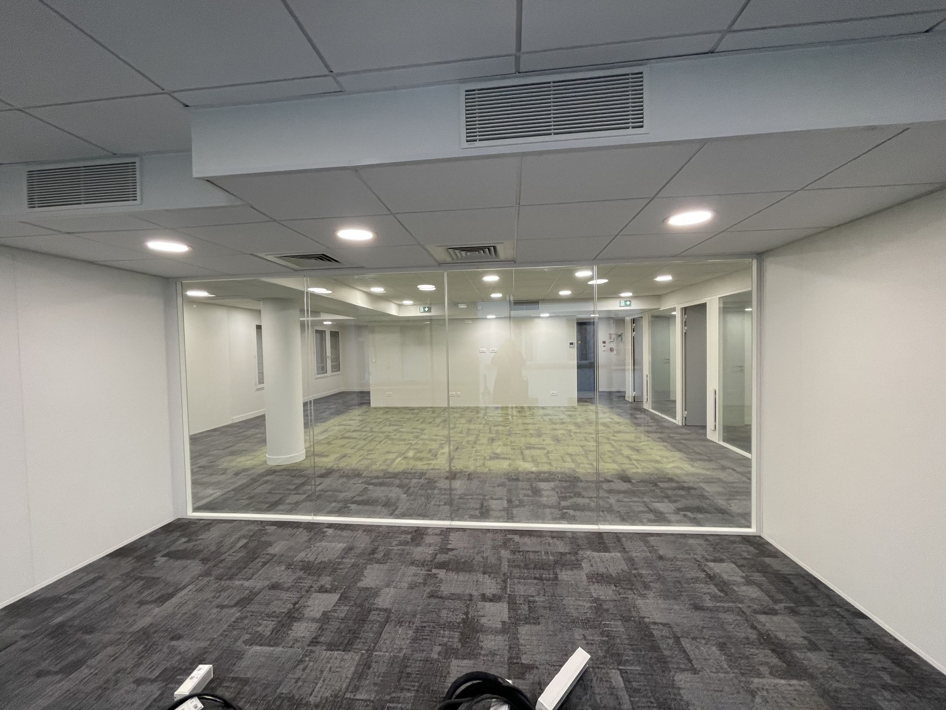 Cloison amovible bord à bord - Omnidec - panneaux mélaminés sans couvre-joints_4