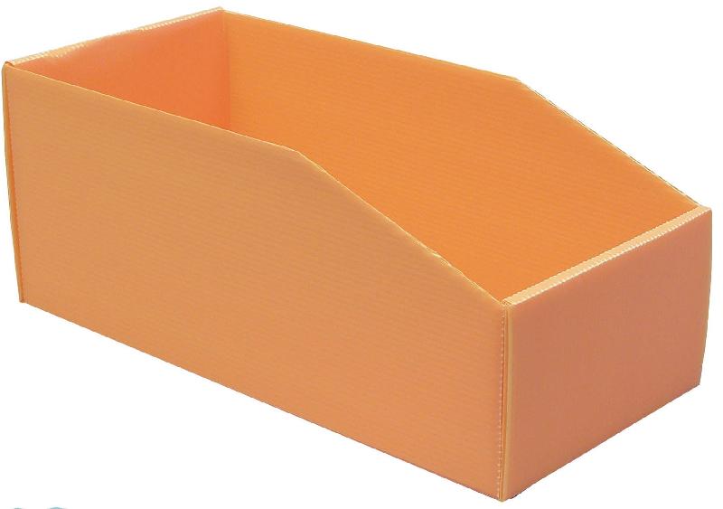 Bac à bec plastique alvéolaire orange - 761505 – 380 x 90 x 105 cm_4