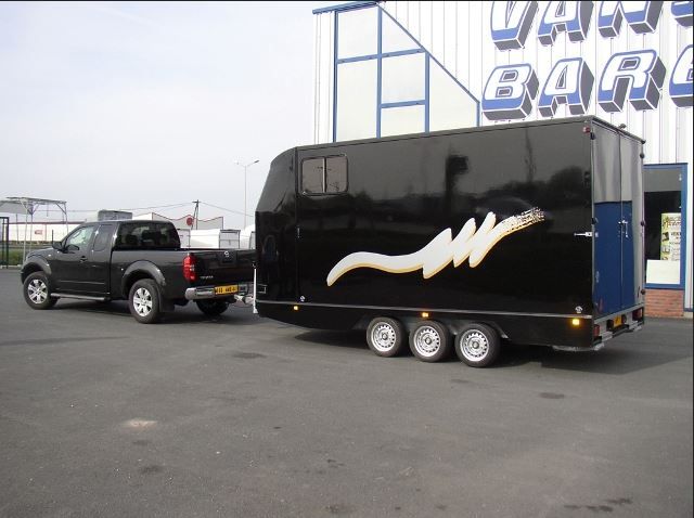 Fourgon remorque avec longueur utile allant de 3,50 à 6,50 m