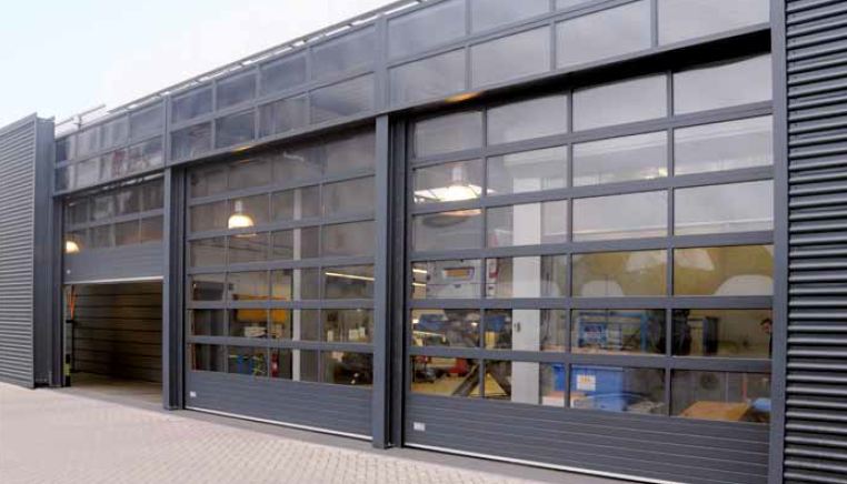 Porte sectionnelle Full Vision sur mesure - Matériau de haute qualité et durable - Luminosité maximale et économie d'énergie_4