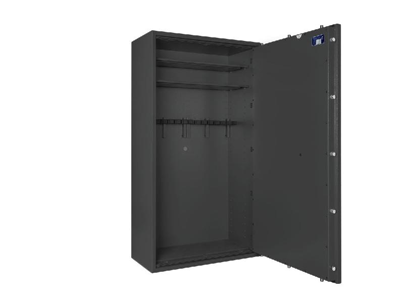 Armoire à armes FORMAT CAPRIOLO IV Classe I - Armoire à fusils (EN 1143-1) - Serrure biométrique empreinte digitale / Gris clair RAL 7035_4