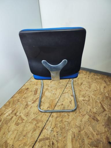 Chaise visiteur Luge Early Bird Sedus d'occasion - moderne, confortable, base en acier chromé, dossier en tissu_4