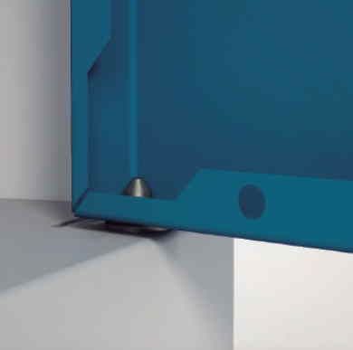 Vestiaires compacts TASK - demi-cases - pour bureaux ou industries propres - 2 portes par colonne - largeur 30 ou 40 cm_4