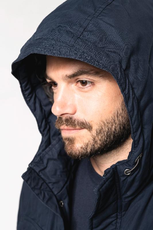 Parka avec capuche - Réf: K627 - Kariban - Doublure matelassée contrastée_4
