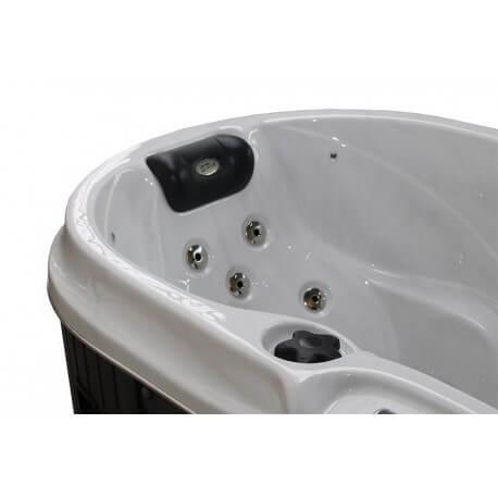 THE BLISS - Spa-jacuzzi portable 2 places compact avec système de massage roulant_4