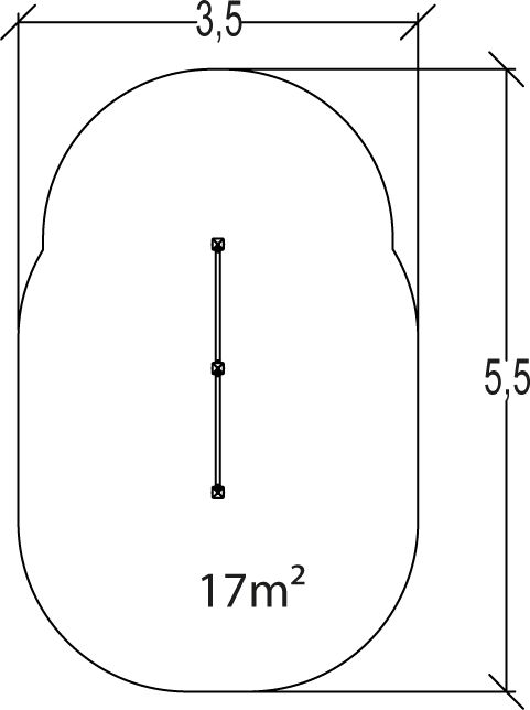 Barre fixe double Senior - Parcours de santé métal - Proludic - 2,30 m de largeur - JPS19-S-M_4