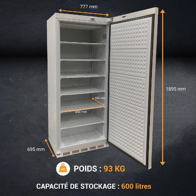 Armoire congélateur laquée blanc 600 litres | L2g - AW-RN600_4