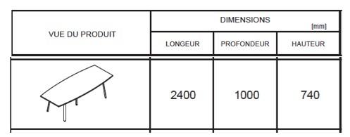 Table de réunion forme tonneau Ogi - MDD. - Blanc 9010, 200, Blanc_4