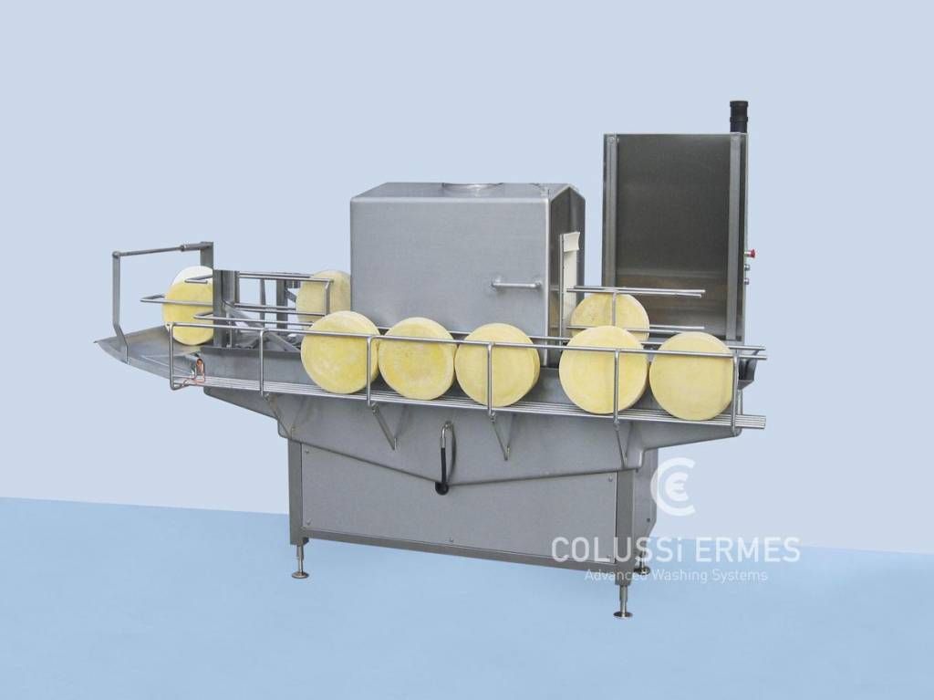 Lavage fromages - laveuses industrielles alimentaires Colussi Ermes - capacité jusqu’à 450 fromages/heure_4