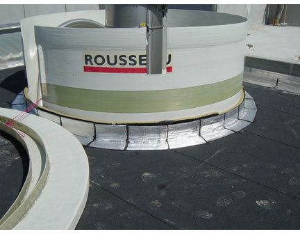 Silo de stockage en polyester avec système de pesage