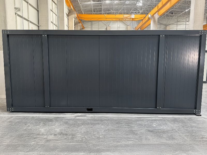 Bureau container Modèle Night Office - Solution modulaire haut de gamme, excellente isolation, dimensions 240x600x250cm_4