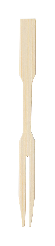 Set de 50 pique-assiettes en bambou - bocal en verre avec couvercle en bambou - couleur naturelle_4