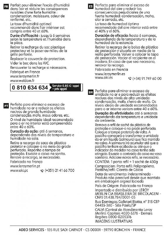 Absorbeur d'humidité - Recharge sac compatible sachet ou galet 500g - 20m² - Usage sous-sol_4