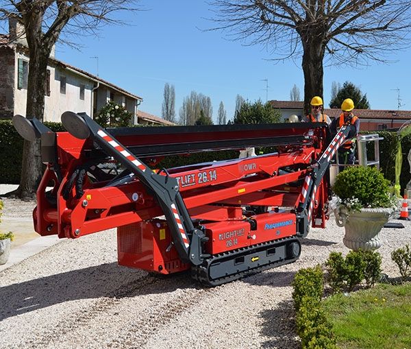 Lightlift 26.14 - nacelle araignée - hinowa s.P.A. - capacité nacelle chenillée 230kg_4