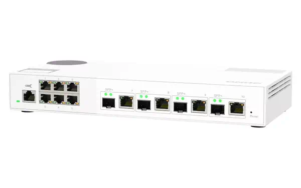 QNAP QSW-M2106-4C commutateur réseau Géré L2 2.5G Ethernet (100/1000/2500) Blanc_4