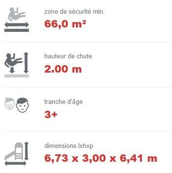 Château multi tours pour aire de jeux conforme EN1176 - Référence BT11160 - avec mur d'escalade et glissières en acier inoxydable_4