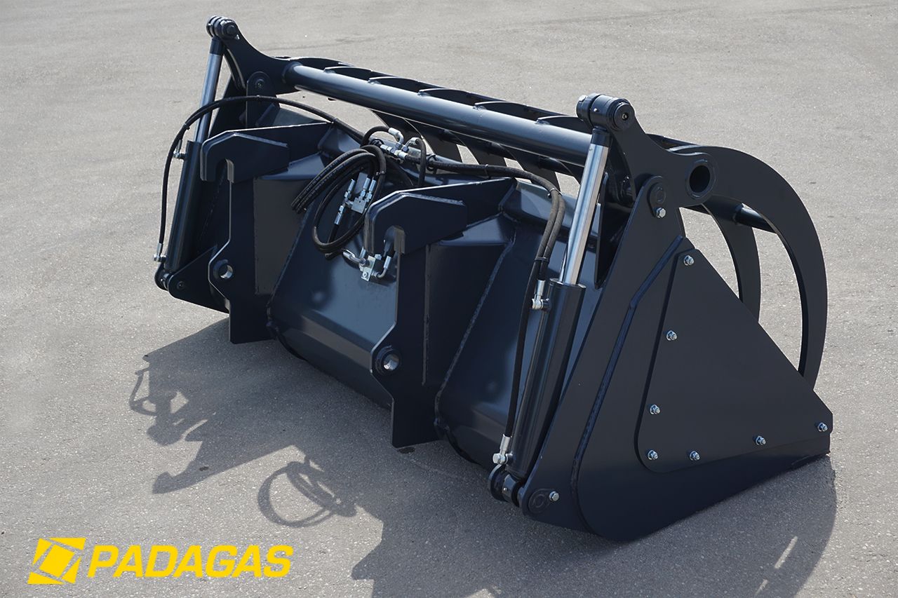 Godet à grappin avec panneaux démontables pour plus de flexibilité