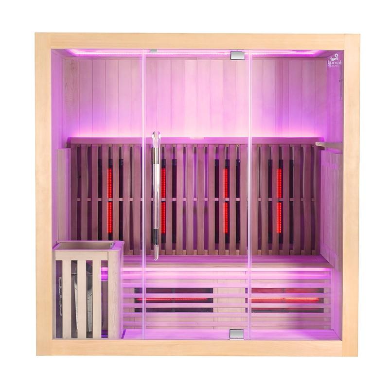 SAUNA COMBI BOREAL® ELÉGANCE 4 - 200X125 INFRAROUGE + VAPEUR_4