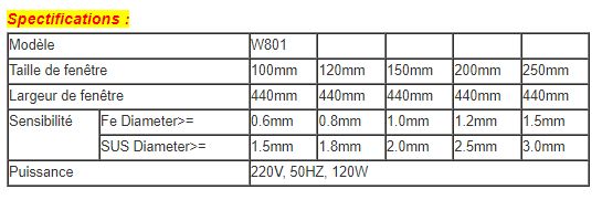 Hd-w801 - détecteur d'aiguille de rendement élevé - Haida - 175 kg - détecteur de métaux industriels pour industries sensibles_4