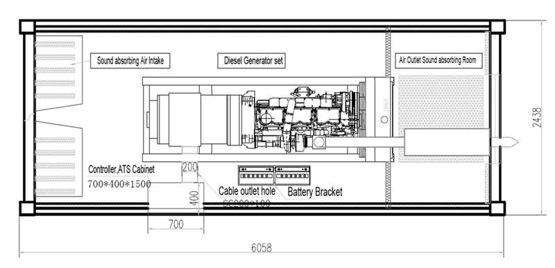 Rhino-1250YCE3 - Groupe électrogène en container Gelec - 1250 kVA - Triphasé - Conteneur 40' HC_4