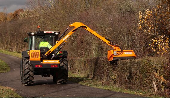 Broyeur forestier Noremat Malinia avec puissance au rotor de 31 cv