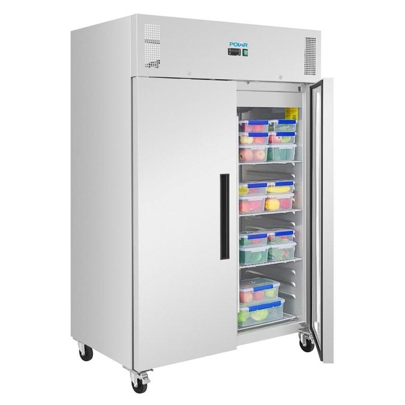 Armoire réfrigérée positive à air forcé double porte série G 1200L PG594 Polar_4