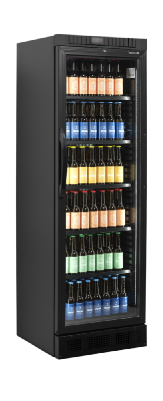 Réfrigérateur à boissons noir - Gamme CEV - porte vitrée LED - froid ventilé - CEV435 BLACK_4