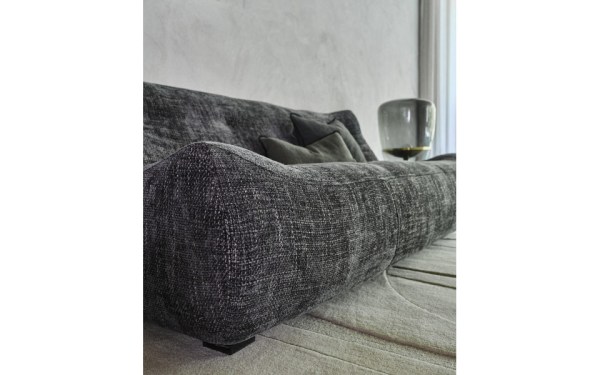 Canapé 3 places 205 cm - Modèle 1965 - Home Spirit - Fabrication française - Style accueillant et rétro_4