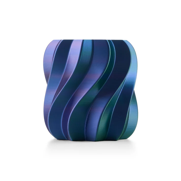 Mot en Impression 3D - Soie bleu vert pourpre_4