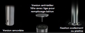 Borne toscane tete bombee amovible par cle ergot_4