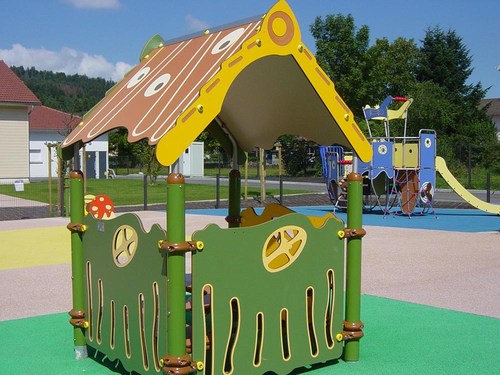 Maisonnette Fantastic - finition poteaux inox brossé avec aménagement intérieur - CAMELEO 1 FANTASTIC / JCA-0001 - Husson International_4