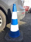 Cône de chantier lesté en polyéthylène K5A - Ecofoot Color - ADS Equipments Eurl_4