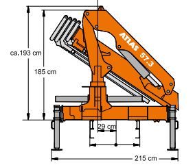 Grue pour usage intensif Atlas 57.3