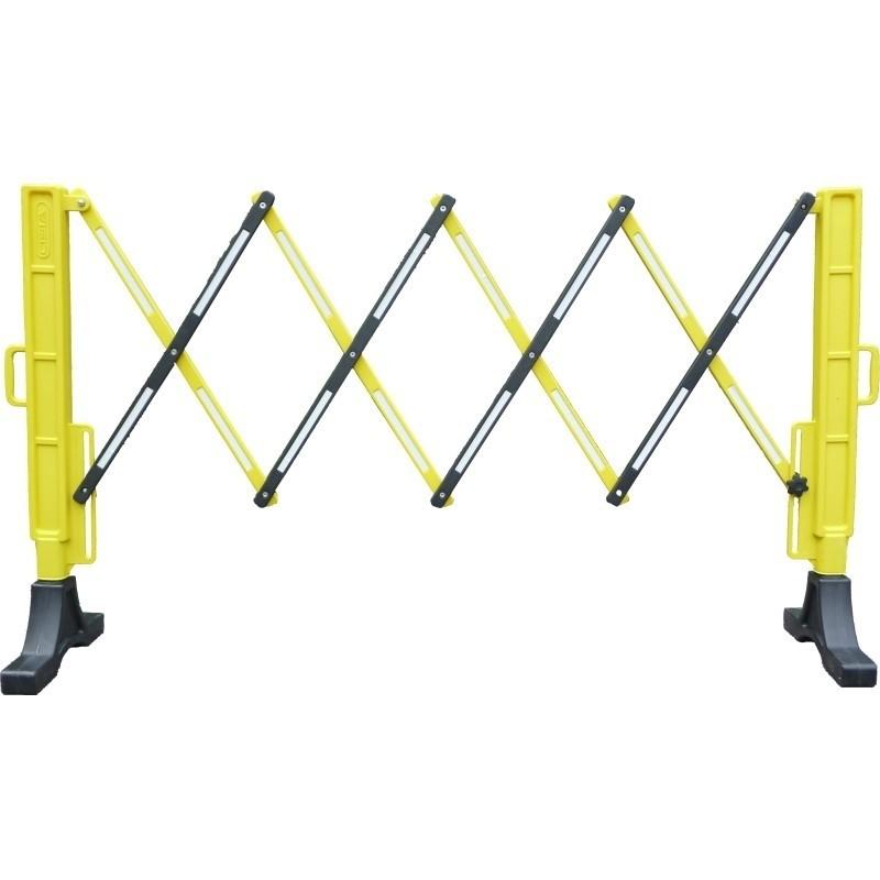 Barrière de sécurité extensible 2m - Noir / Jaune_4