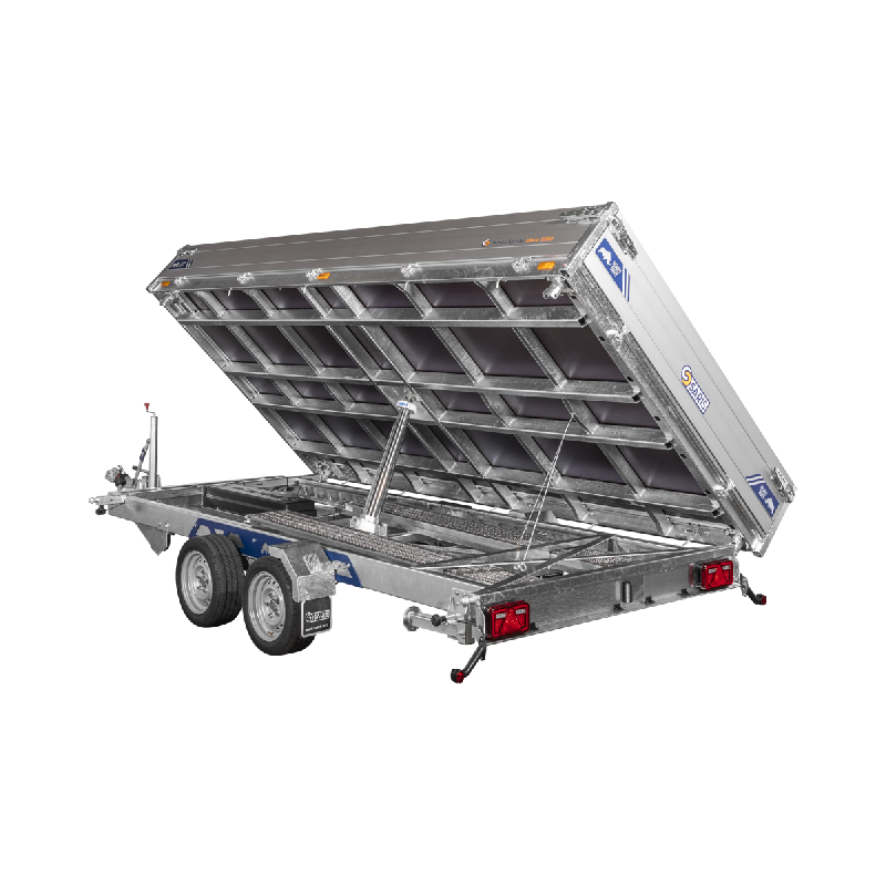 Remorque benne - Électrique tribenne - 4,06 x 2,04m - 3500 kg - Saris K3 406 204 3500 2HDE_4