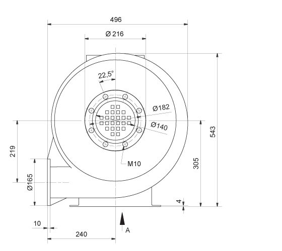 HRD 60 FU - Ventilateur ATEX haute pression Elektror - Jusqu'à 97 m³/min et 16.000 Pa_4