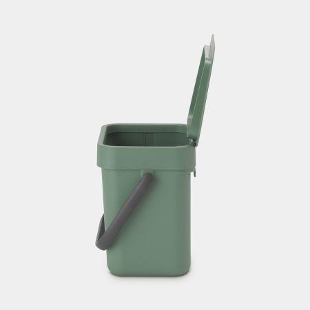 Seau de compostage compacte et écologique 3 Litres - Brabantia Sort & Go - Fir Green_4