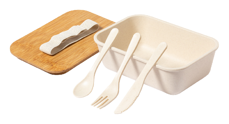 Sac isotherme en coton zippé - doublure aluminium - boîte lunch 1000 ml avec couvercle bambou et couverts inclus_4