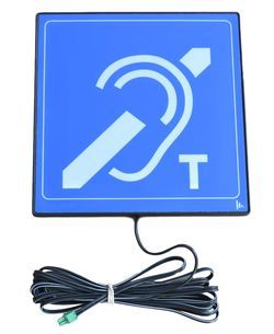 224325 - Boucle magnétique K300 pour malentendants - DEACO - dimensions : 20.5 x 20.5 cm - conforme norme EN 60118-4_4