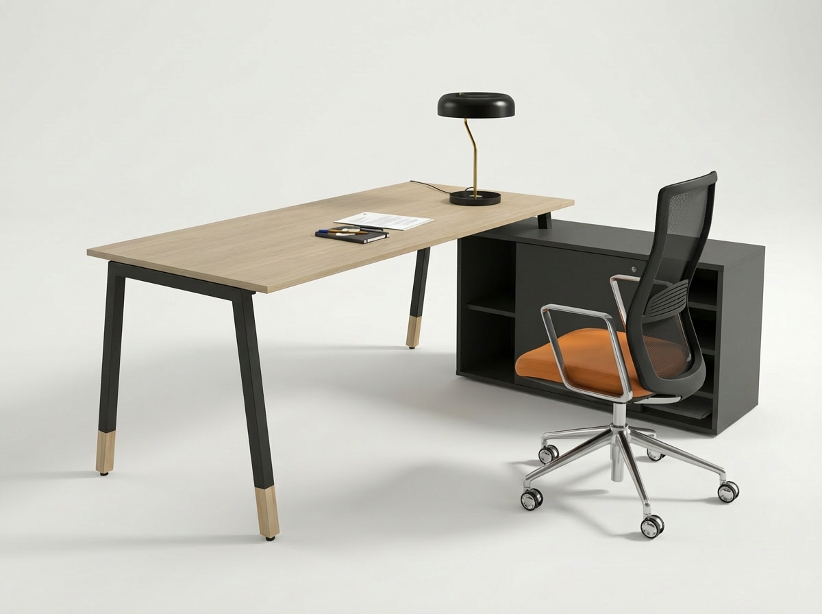 Bureau de direction P160XL180XH74 cm - LESS-A-W_4