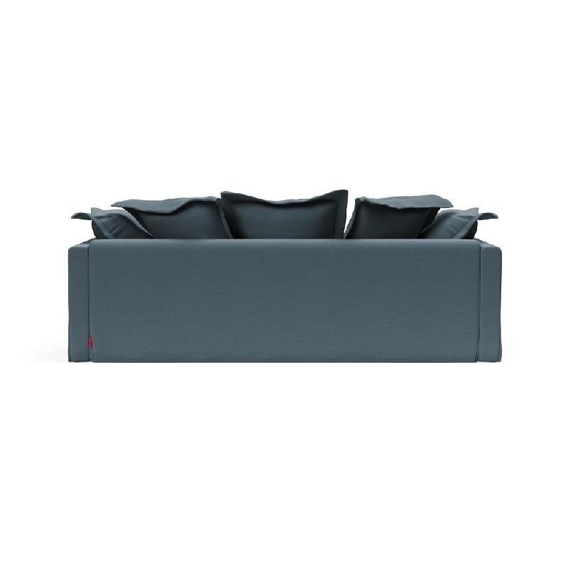 Canapé-lit design convertible Pascala 200x140 cm - Tissu Vivus Dusty Blue - Innovation Living_4