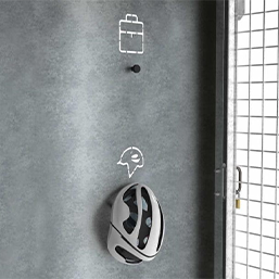 Box sécurisé 2 places en tôle galvanisée - rangement individuel pour 2 vélos - structure peinte ou galvanisée_4